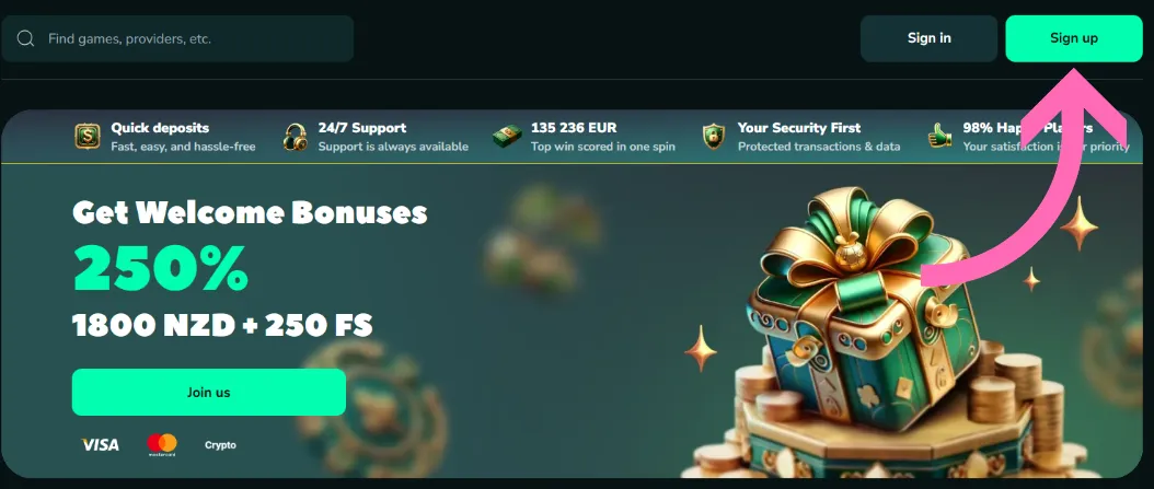 Trip2vip create account